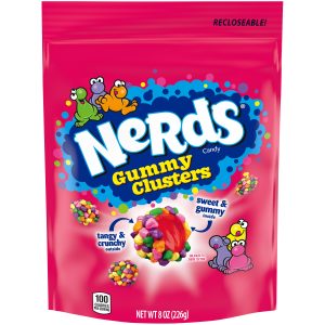 Nerds Gummy Clusters Candy Stand Up Bolsa, 226g