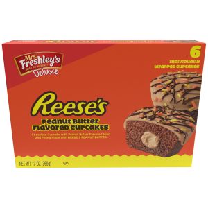 Cupcakes de mantequilla de maní de Mrs. Freshley's Reese, 369g , 6 unidades