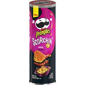 Pringles Scorchin Bbq Potato Crisps